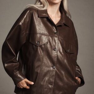 Anthropologie Pilco Brown Jacket